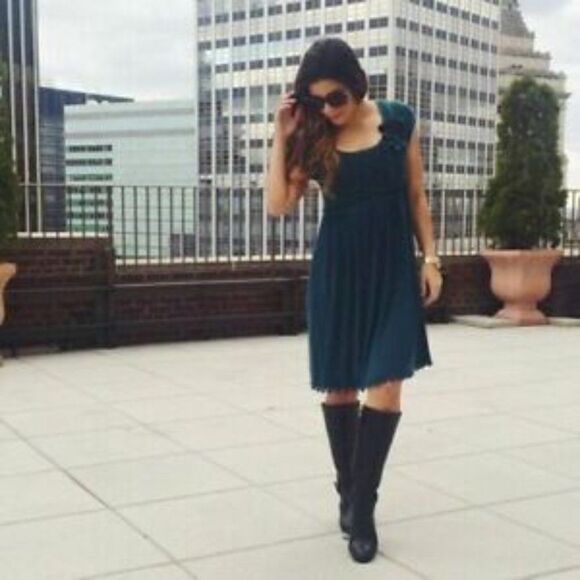 Anthropologie Moth Water's Edge Sweater Dress Small - Picture 1 of 7